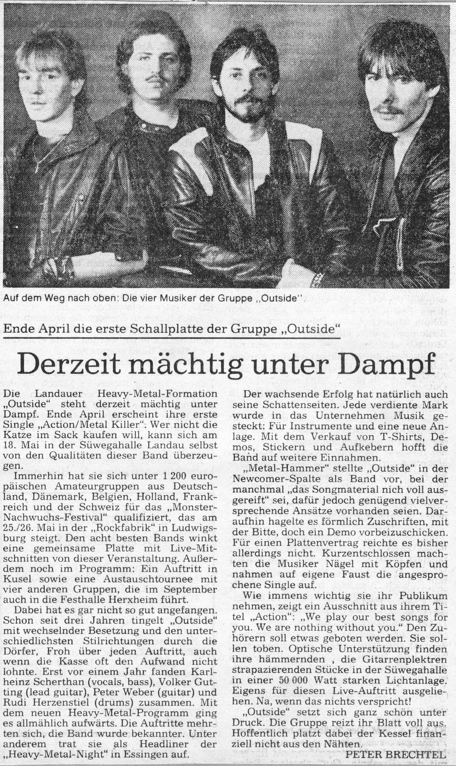"DIE RHEINPFALZ" (12.04.1985)